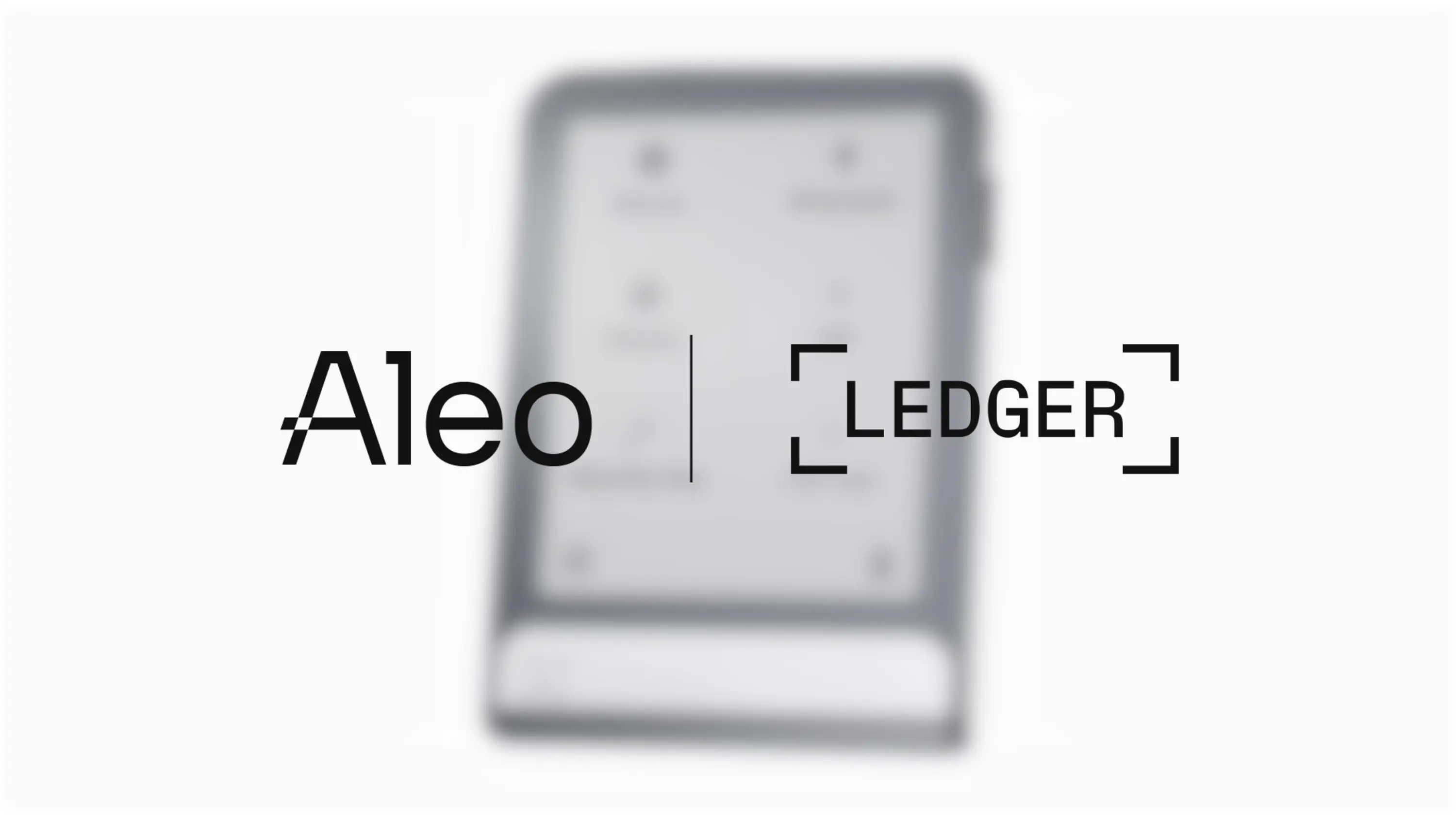 Aleo + Ledger